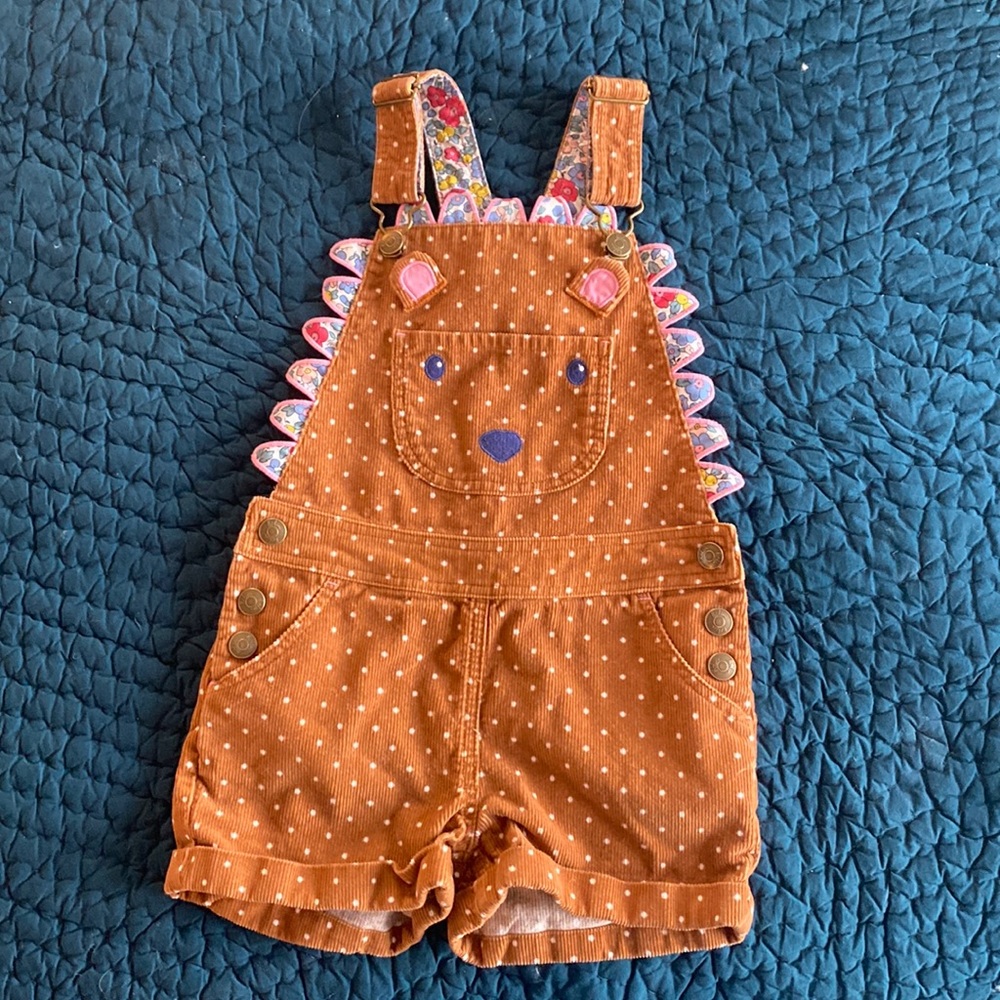 Mini Boden Bear short-alls